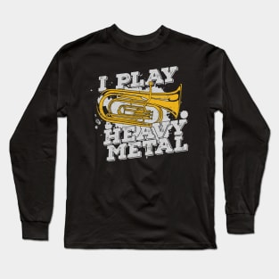 Tuba Player Marching Band Gift Long Sleeve T-Shirt